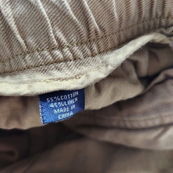 Reyn Spooner Shorts Men's XL Brown Cotton Cargo Drawstring Hawaiian Gorpcore - Picture 6 of 7